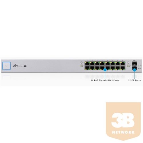 Ubiquiti switchUS-16-150W 16x1000Mbps PoE/PoE+/PoE24V