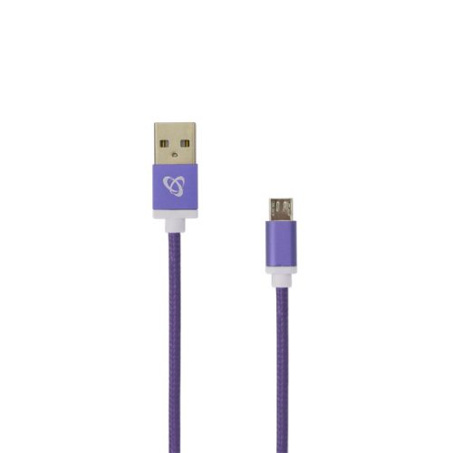 SBOX Kábel, CABLE USB A Male -> MICRO USB Male 1.5 m Purple