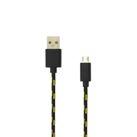 SBOX Kábel, CABLE USB A Male -> MICRO USB Male 1 m Black