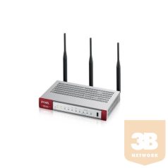   ZYXEL Tűzfal 1xWAN (1000Mbps) 4xLAN/DMZ (1000Mbps) 1xSFP, 1xUSB 3.0, + 1év UTM Bundle, USGFLEX100W-EU0102F