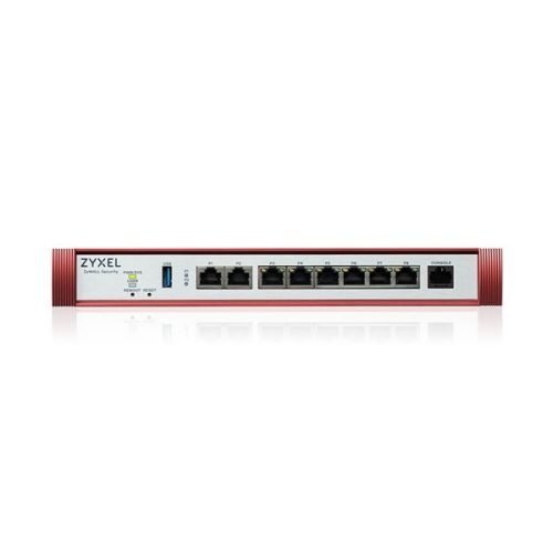 ZYXEL Tűztfal 1x2.5-GbE port + 6x1-GbE +1xPOE+ 1xUSB 3.0 + 1konzol port, USGFLEX200HP-EU0101F