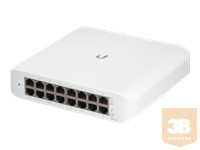 UBIQUITI UniFi Switch Lite 16 Gigabit RJ45 ports including 8x 802.3at PoE+