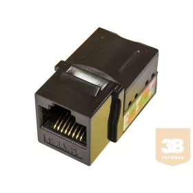 UTP Cat6 keystone jack 90°, szerszámmal szerelhető