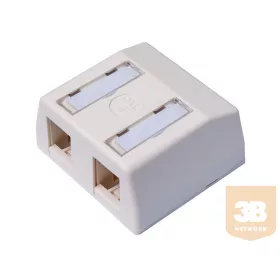 2 portos üres falidoboz keystone modulhoz, üres