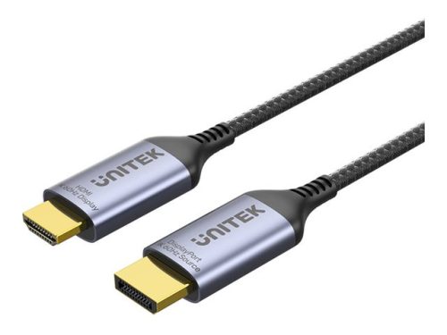 UNITEK Adapter DisplayPort 1.4 - HDMI 2.1 1.8m 8K M/M