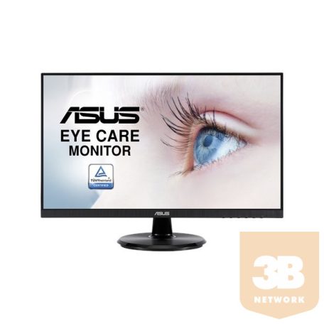 ASUS VA24DQ Monitor 23,8" IPS,FullHD 1920x1080, 75Hz, Frameless, DP, HDMI, D-Sub, Flicker free