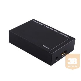 HDMI extender szett, HD BaseT, infra, (3D, 1080p), 100m