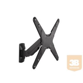   Plazma/LCD fali karos konzol, max. VESA400x400, Gázrugós, forgatható, billenthető; 5-30kg (távolság a faltól: 6 - 38 cm)
