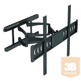   Plazma/LCD fali karos konzol, max. VESA600x400, kihúzható, forgatható, billenthető; max. 20kg (""Ollókar"", távolság a faltól: 4 - 41 cm)