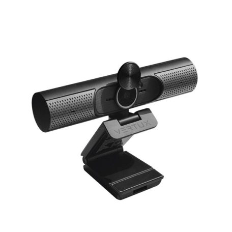 Vertux Webcamera - VERTUCAM 4K (Plug & Play, 3840 x 3104 képpont, 12MP/30fps, mikrofon, autofókusz, fekete)