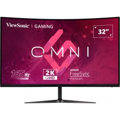   Mon ViewSonic 32" VX3218C-2K 2560x1440 165Hz FreeSync Premium - 1500R - VA