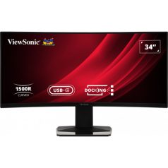   Mon ViewSonic 34" VG3419C 3440x1440 USB-C 120Hz FreeSync Premium - 1500R - VA