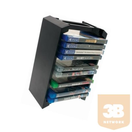 VENOM PS3/PS4/XBOX One Kiegészítő 12db-os Játék tartó Fekete, VS3053