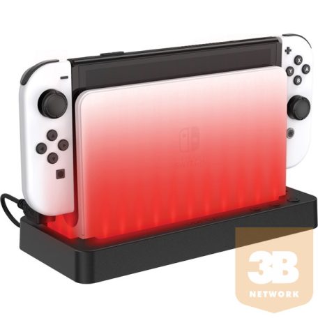VENOM Nintendo Switch Kiegészítő  RGB Led állvány Fekete, VS4928