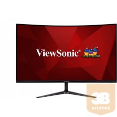   ViewSonic Monitor 31,5" - VX3218-PC-mhd (VA, 16:9, 1920x1080, 165Hz, 1ms, 300cd/m2, 2xHDMI, DP, VESA, SPK, ívelt)