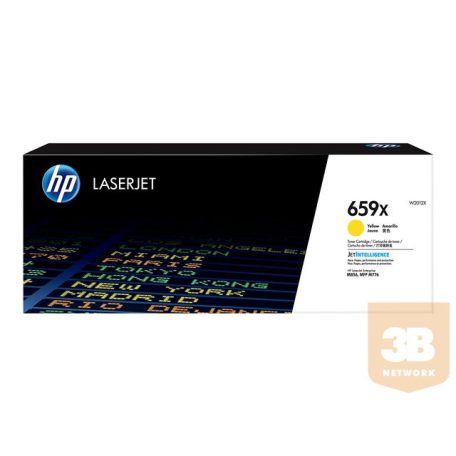 HP 659X High Yield Yellow Original LaserJet Toner Cartridge