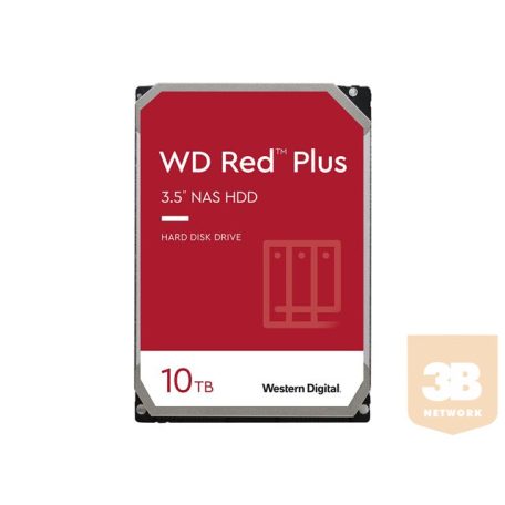 WD Red Plus 10TB SATA 6Gb/s 3.5inch 256MB cache 72200Rpm Internal HDD Bulk