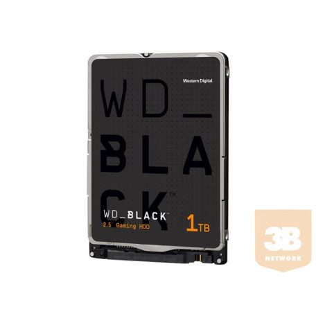 WD Mobile Black 1TB HDD 7200rpm sATA serial ATA 6Gb/s 32MB cache 2.5Inch RoHS compliant intern Bulk