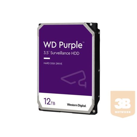 WDC WD121PURZ Internal HDD WD Purple 3.5 12TB SATA3 256MB