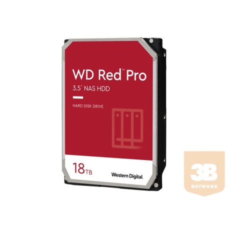 WD Red Pro 18TB 6Gb/s SATA 512MB Cache Internal 3.5inch HDD bulk