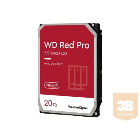 WD Red Pro 20TB 6Gb/s SATA 512MB Cache Internal 3.5inch NAS HDD bulk