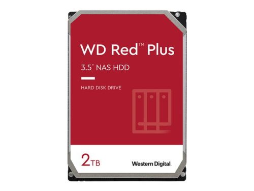 WD Red Plus 2TB SATA 6Gb/s 3.5inch Rpm5400 128MB cache Internal HDD Bulk