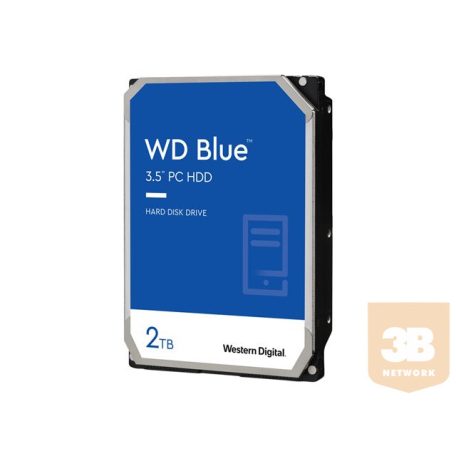 WD Blue 2TB SATA 6Gb/s HDD internal 3.5inch serial ATA 256MB cache 7200 RPM RoHS compliant Bulk