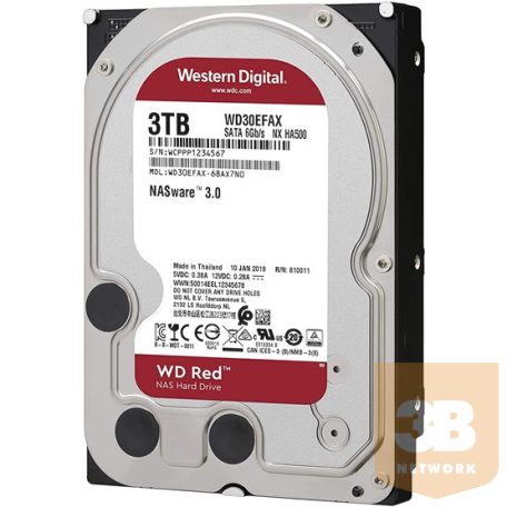 HDD 3,5" WD 3TB SATA3 5400rpm 256MB Red - WD30EFAX