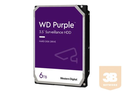 WD WD64PURZ Purple 6TB SATAIII HDD 3.5" 256MB Cache