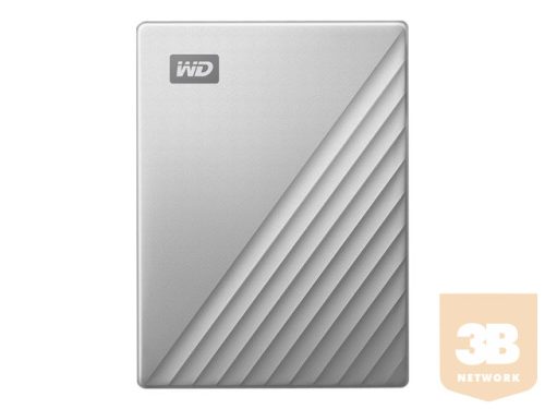 WDC WDBC3C0010BSL-WESN External HDD WD My Passport Ultra 2.5 1TB USB3.1 Silver Worldwide