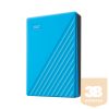 WDC WDBPKJ0040BBL-WESN Külső lemez WD My Passport, 2.5, 4TB, USB 3.2, kék