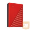 WDC WDBPKJ0040BRD-WESN Külső meghajtó WD My Passport, 2.5, 4TB, USB 3.2, piros