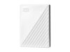 WD My Passport 6TB portable HDD USB3.0 USB2.0 compatible White Retail