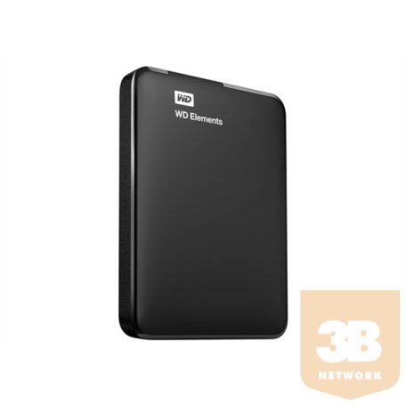 Western Digital Külső HDD 2.5" 4TB - WDBU6Y0040BBK (Elements Portable, USB3.0, Fekete)
