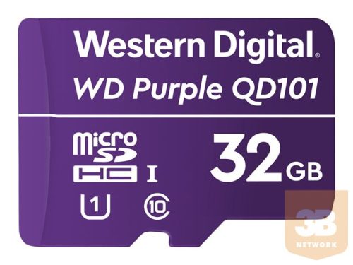 WD Purple 32GB Surveillance microSD HC - Class 10 UHS 1