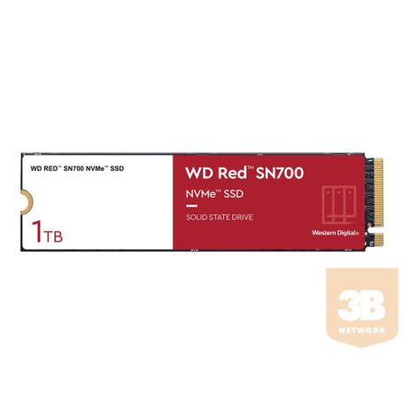 WD Red SSD SN700 NVMe 1TB M.2 2280 PCIe Gen3 8Gb/s internal drive for NAS devices