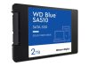 WD Blue SA510 SSD 2TB SATA III 6Gb/s cased 2.5inch 7mm internal single-packed