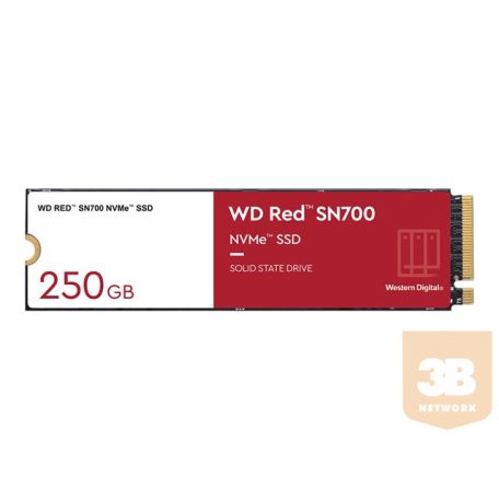 WD Red SSD SN700 NVMe 250GB M.2 2280 PCIe Gen3 8Gb/s internal drive for NAS devices