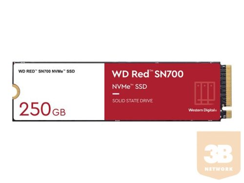 WD Red SSD SN700 NVMe 250GB M.2 2280 PCIe Gen3 8Gb/s internal drive for NAS devices