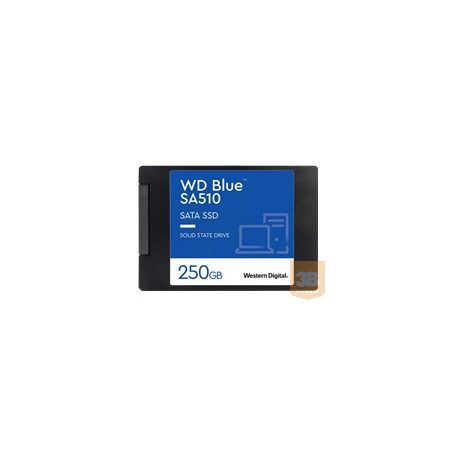 WD Blue SA510 SSD 250GB SATA III 6Gb/s cased 2.5inch 7mm internal single-packed