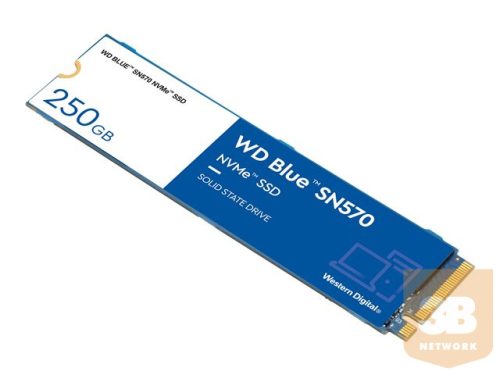 WD Blue SSD SN750 NVMe 250GB M.2 2280 PCIe Gen3 8Gb/s internal single-packed