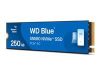 WD Blue SN580 NVMe SSD 250GB M.2 PCIe Gen4