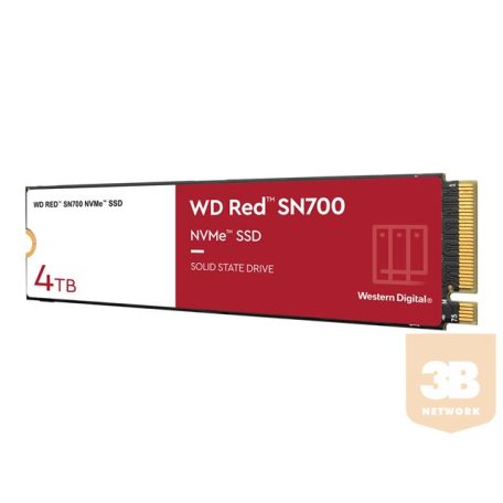 WD Red SSD SN700 NVMe 4TB M.2 2280 PCIe Gen3 8Gb/s internal drive for NAS devices