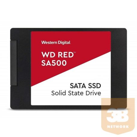 WDC WDS500G1R0A WD Red SA500 NAS SSD 2.5 500GB SATA/600, 560/530 MB/s, 7mm, 3D NAND