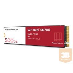   WD Red SSD SN700 NVMe 500GB M.2 2280 PCIe Gen3 8Gb/s internal drive for NAS devices