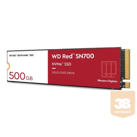 WD Red SSD SN700 NVMe 500GB M.2 2280 PCIe Gen3 8Gb/s internal drive for NAS devices