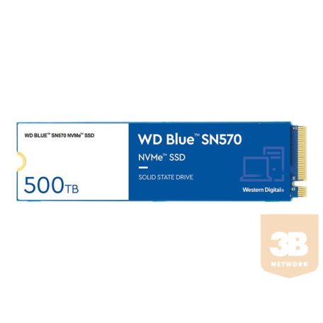 WD Blue SSD SN750 NVMe 500GB M.2 2280 PCIe Gen3 8Gb/s internal single-packed