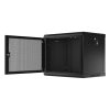 LANBERG Wall mount cabi19inch 9U 600x450 mesh door black flat pack