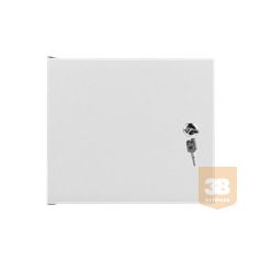   LANBERG fali rack szekrény 10" 4U 280x310 grey with metal door flat pack