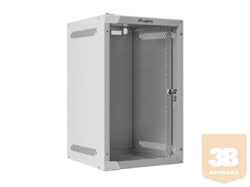 Lanberg fali rack szekrény 10'' 9U 280X310 szürke